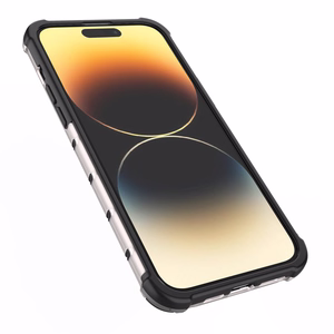 Honeycomb kotelo iPhone 14 Pro panssaroitu hybridi suojus sininen