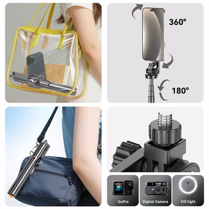 Blavec Selfie Stick Aluminium Fusion P-12 Magsafe Auto pop jalusta + kauko-ohjain 1,60 m (SSFP12-MTRAPB160) musta