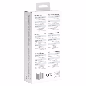 Savio CL-208 USB-kaapeli USB 3.2 Gen 1 (3.1 Gen 1) 2 m USB-C, musta-harmaa