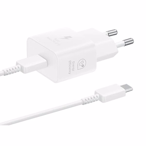 Įkroviklis Fast Charging TA800W 25W baltas + USB-C laidas OEM
