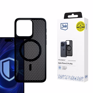 3mk COOLing MagCase suojakuori Apple iPhone 15 Pro Max:lle - musta