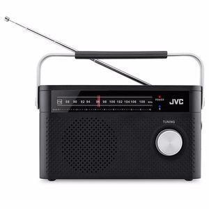 JVC RA-E315B – kannettava radio, musta
