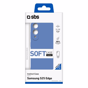 SBS Instinct Suojakuori Samsung Galaxy S25 Edge:lle - sininen
