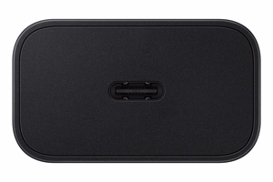 Alkuperäinen Samsung EP-T2510XBEGEU USB-C PD 25W GaN laturi USB-C - USB-C -kaapelilla, musta, blisteripakkaus