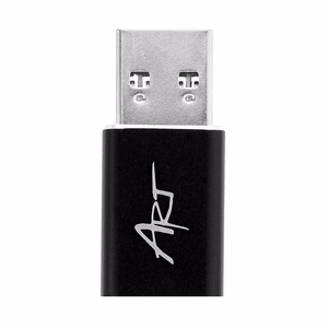 Sovitin USB A 3.0 - USB C ART C12 OTG musta