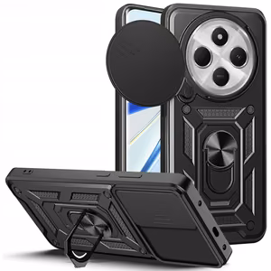 Tech-Protect CamShield Pro Suojakuori Xiaomi Redmi 14C / Poco C75 -puhelimelle - musta