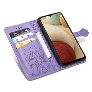 Case Cat-Dog Samsung A155 A15 4G/A156 A15 5G purple