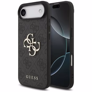 Guess 4G Big Logo Suojakuori iPhone 17 Air:lle - Musta