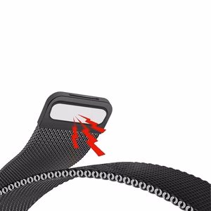 Magnetic Strap Apple Watch 38/40mm Magneettinen Hihna Apple Watch Ranneke - punainen