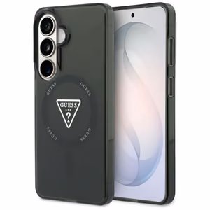 Guess IML Gradient Triangle MagSafe Suojakuori Samsung Galaxy S26:lle musta