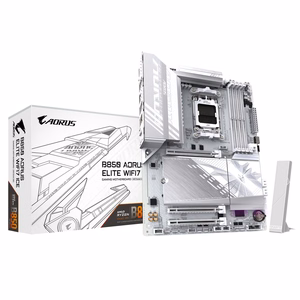 GIGABYTE B850 AORUS ELITE WIFI7 ICE -emolevy - AMD Ryzen 9000 -sarjan suorittimet, 12+2+1 Phases Digital VRM, jopa 8200MHz DDR5 (OC), 1xPCIe 5.0 + 2xPCIe 4.0 M.2, 2.5 LAN, WIFI 7, USB 3.2 Gen 2x2
