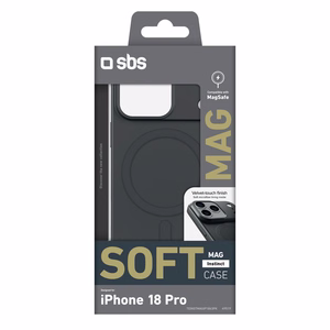SBS Instinct Mag suojakuori mallille iPhone 18 Pro / 17 Pro, MagSafe-yhteensopiva – musta