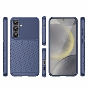 Thunder Suojakuori Samsung Galaxy S25+ Silikoninen panssarisuoja - Sininen