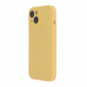Soft Touch Mag suojakuori iPhone 15 Pro 6,1' - pastellinkeltainen