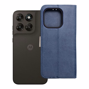 Flip case for Motorola G67 / G77 Split Book navy and cream