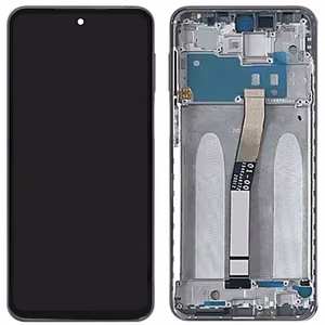 LCD-näyttö Xiaomi Redmi Note 9 Pro/Note 9S kosketusnäytöllä ja kehyksellä harmaa alkuperäinen (käytetty Grade C)