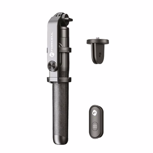 FORCELL F-GRIP S150XL selfie-tikku langattomalla kaukosäätimellä jalusta musta