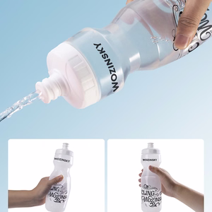 Wozinsky WBR-01T 750ml pyöräpullo - läpinäkyvä