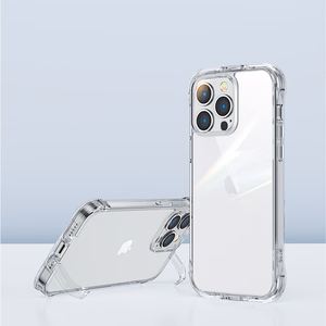 Joyroom Defender-sarjan kotelo kansi iPhone 14 panssaroitu koukku kansi jalusta kirkas (JR-14H1)
