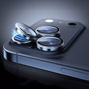 Rock Tempered glass Pure Series Camera Lens on camera for Iphone 17 (lens 2 pieces) black