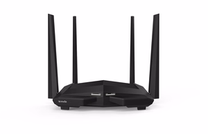 Tenda AC10 langaton reititin Gigabit Ethernet kaksikaistainen (2,4 GHz / 5 GHz) musta