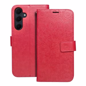 MEZZO Kirjasuojakuori Samsung A35 5G:lle mandala magenta