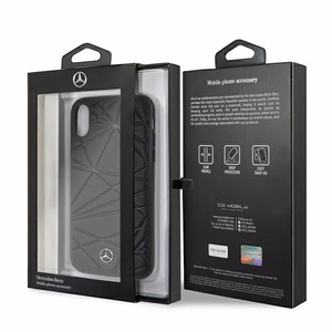 Mercedes Twister Suojakuori iPhone Xr:lle musta