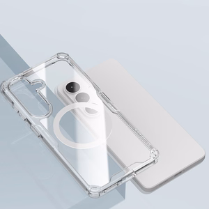 Nillkin Nature TPU Pro MagSafe yhteensopiva suojakuori Samsung Galaxy S26:lle valkoinen