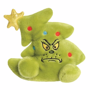 Grinch Palm Pals -joulukuusen muotoinen pehmolelu, 13 cm