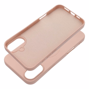 Case Silicone Mag Cover (big hole) (MagSafe) for iPhone 16 Plus pink