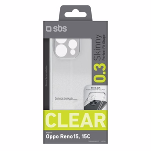 SBS Skinny Cover for Oppo Reno 15 - Transparent