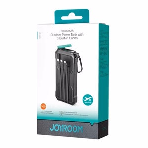 Power Bank Joyroom "JR-L016" Black 10000mAh (PD / QC3.0) + integrated 3in1 cable