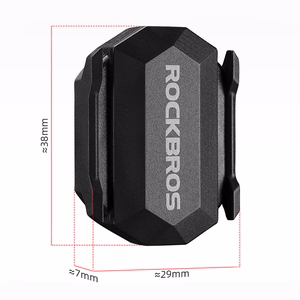 Rockbros C3 ANT+ / Bluetooth 2-in-1 nopeus- tai kadenssianturi - musta