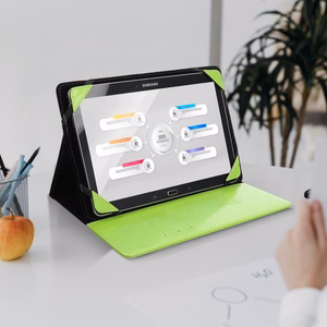 BLUN universaali tablettikotelo 10'' (UNT), vihreä