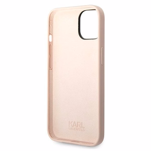 Karl Lagerfeld KLHCP14MSLKHLP iPhone 14 Plus 6.7 kovakuori vaaleanpunainen / vaaleanpunainen Silicone Karl's Head