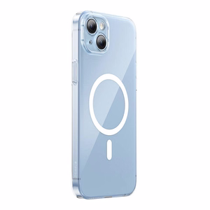 Baseus Crystal-sarjan magneettikotelo iPhone 14 Plus -puhelimelle + karkaistu lasi
