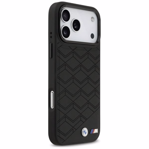 BMW M Shape Logo MagSafe Suojakuori iPhone 17 Pro Max:lle - Musta