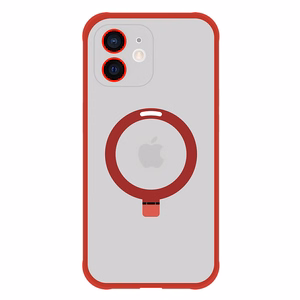 Tel Protect Magical Magsafe Stand Suojakuori iPhone 12:lle punainen