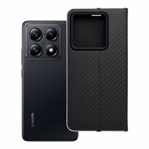 Läppäsuojakuori Xiaomi 14T PRO:lle Luna Book Carbon musta