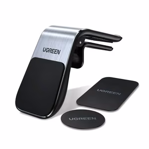 UGREEN LP290 magneettinen autopidike ilmanvaihtohilaan hopeinen