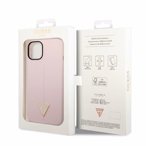 Guess GUHCP14MSLTGU iPhone 14 Plus 6.7 "purple / purple hardcase Silicone Triangle