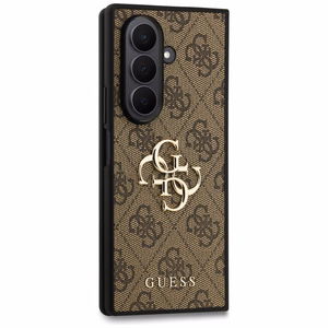 Guess Big 4G Logo Classic Logo case for Samsung Galaxy Z Fold7 brązowy