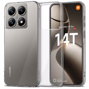 Tech-Protect FlexAir Hybrid Suojakuori Xiaomi 14T Pro -puhelimelle - läpinäkyvä