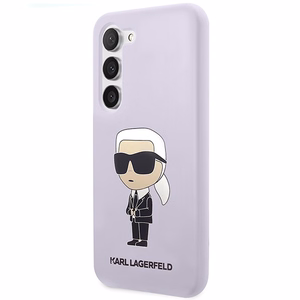Karl Lagerfeld KLHCS23MSNIKBCU S23+ S916 kovakuori violetti/violetti Silikoninen Ikonik