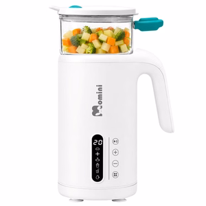 Momini TinyCook 6-in-1-höyrytehosekoitin maidonvalmistustoiminnolla