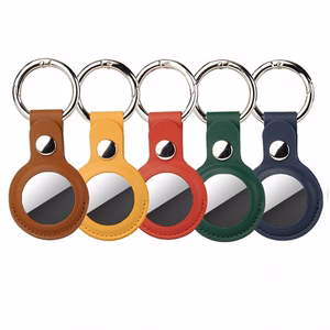 Tekonahkakotelo-setti AirTags 5 kpl (keltainen, vihreä, ruskea, punainen, sininen)