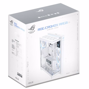 ASUS ROG CRONOX GR801 CURVE TG ARGB -keskikokoinen tornikotelo, valkoinen