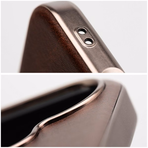 Kuori Samsung A57:lle Gentleman Mag Cover yhteensopiva MagSafe:n kanssa ruskea