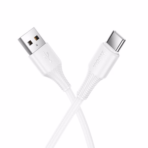 Kaapeli USB-A - USB-C Hoco 3A 1 m X120 valkoinen