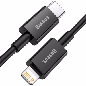 Baseus kaapeli Superior PD USB-C - Lightning 1,0 m musta 20W